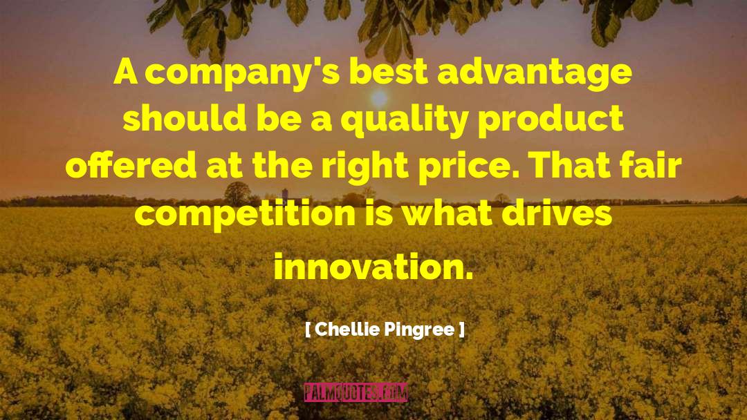 Chellie Pingree Quotes: A company's best advantage should