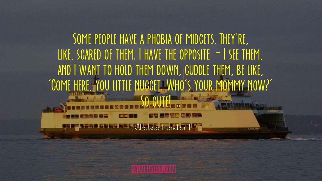 Chelsea Handler Quotes: Some people have a phobia