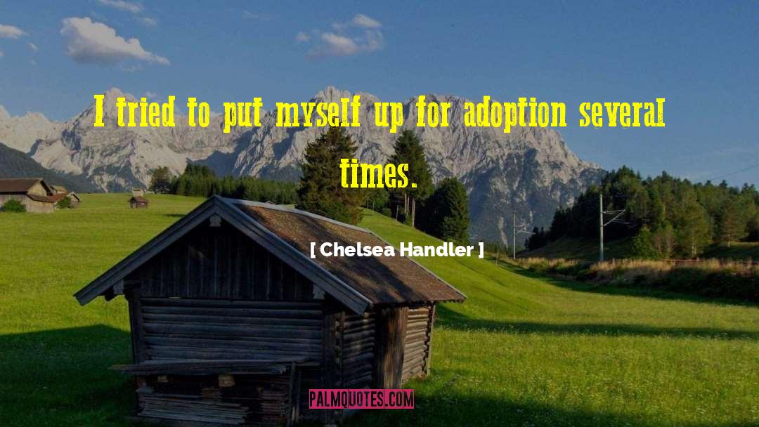 Chelsea Handler Quotes: I tried to put myself