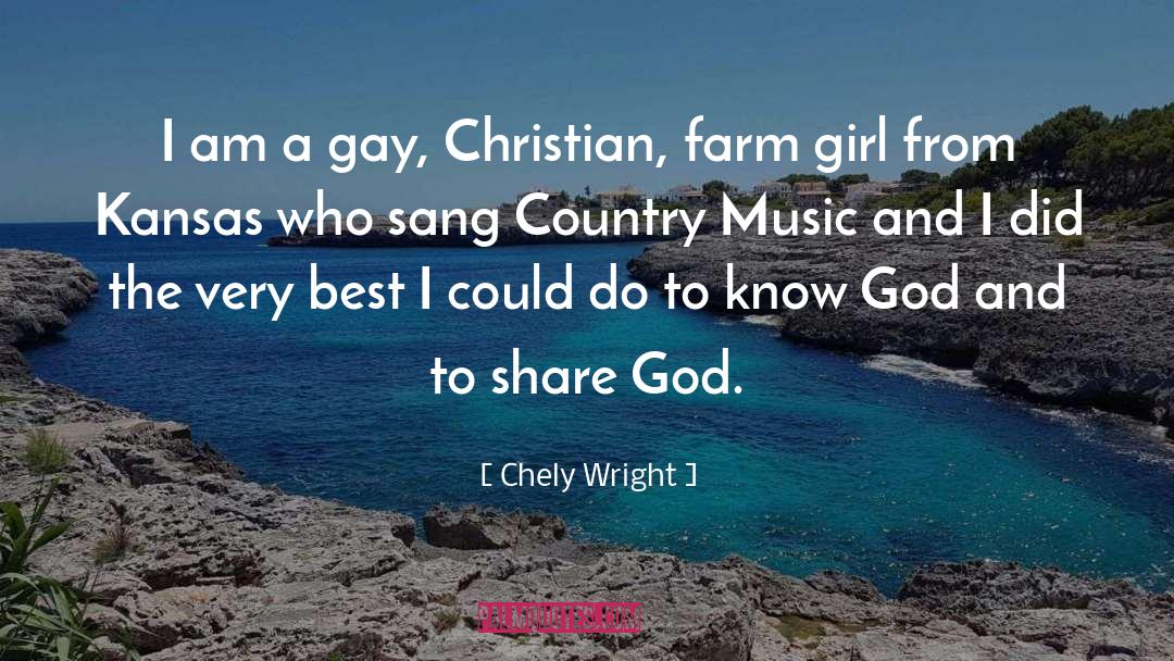 Chely Wright Quotes: I am a gay, Christian,