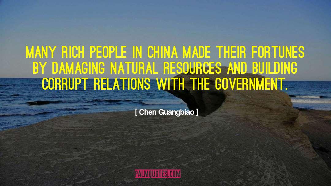 Chen Guangbiao Quotes: Many rich people in China