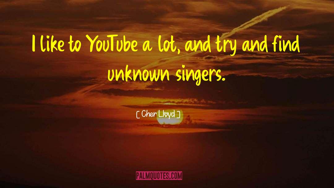 Cher Lloyd Quotes: I like to YouTube a
