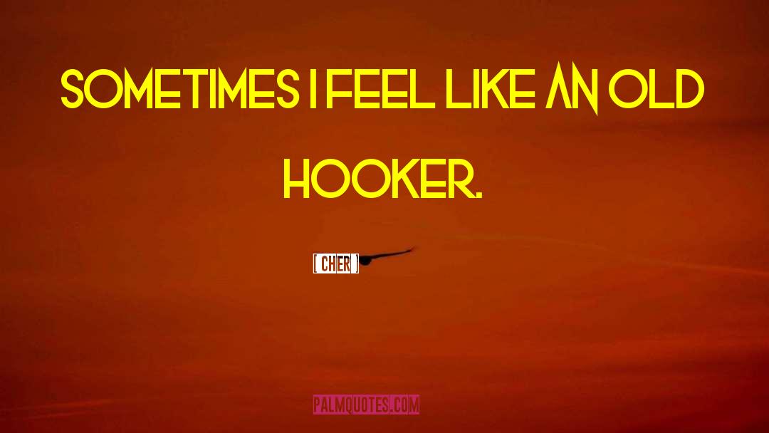 Cher Quotes: Sometimes I feel like an