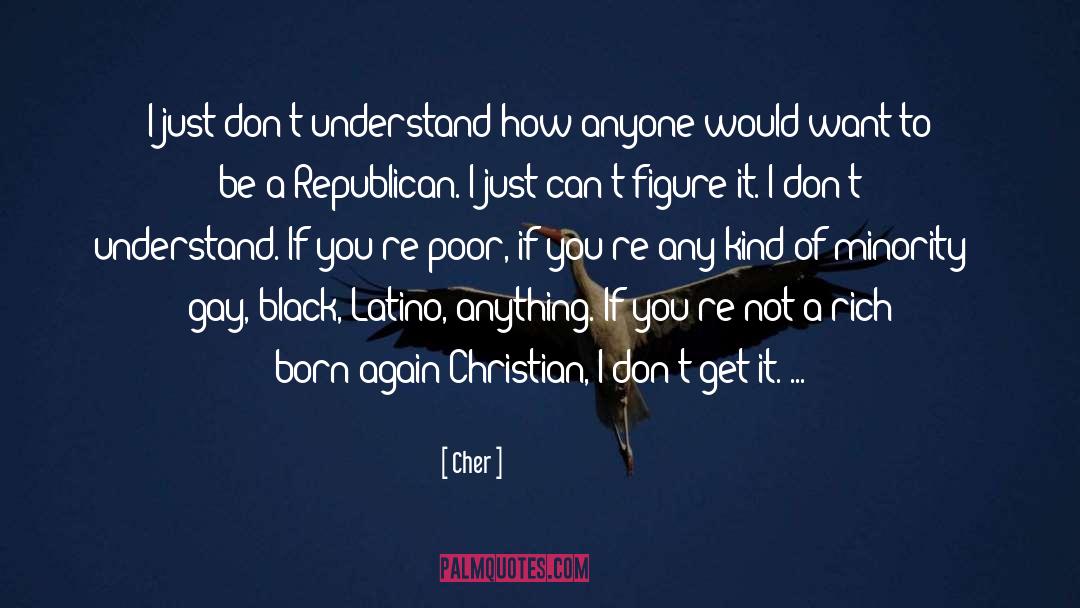 Cher Quotes: I just don't understand how