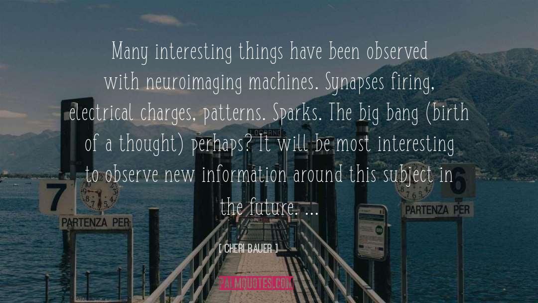 Cheri Bauer Quotes: Many interesting things have been