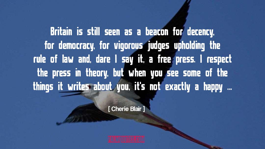 Cherie Blair Quotes: Britain is still seen as