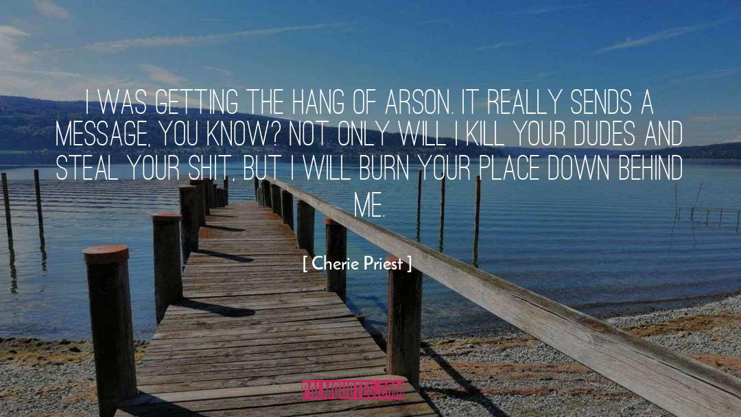 Cherie Priest Quotes: I was getting the hang