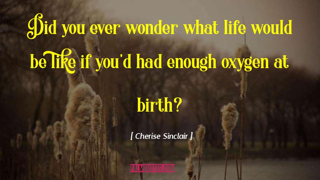 Cherise Sinclair Quotes: Did you ever wonder what