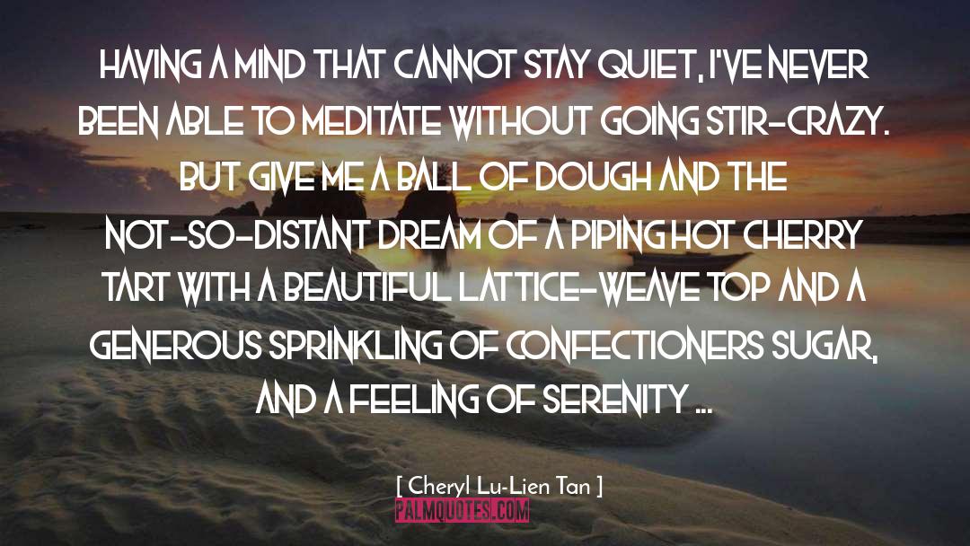 Cheryl Lu-Lien Tan Quotes: Having a mind that cannot
