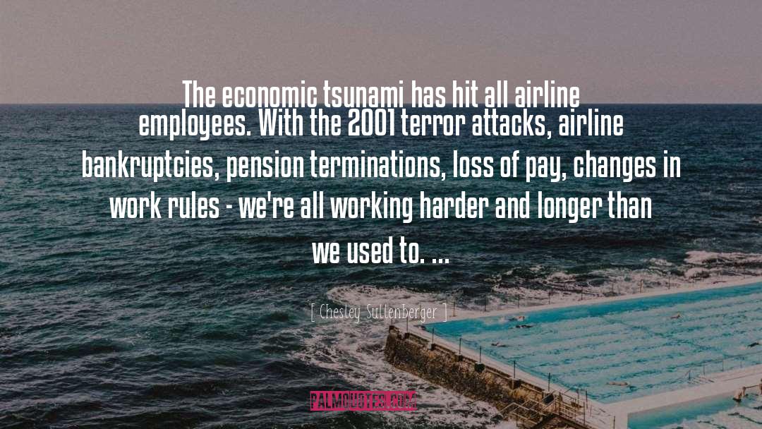 Chesley Sullenberger Quotes: The economic tsunami has hit