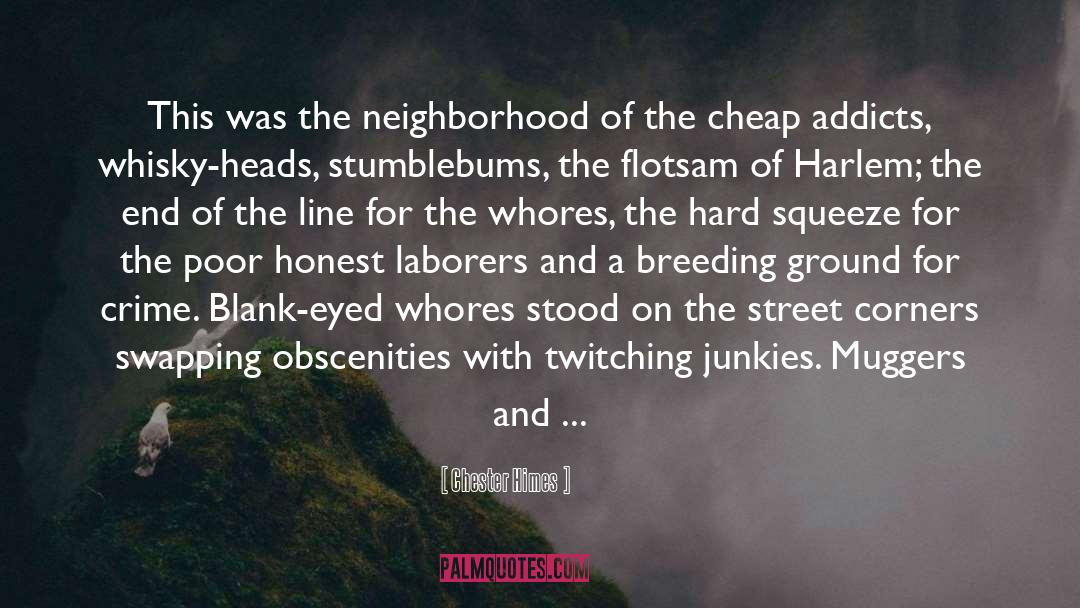 Chester Himes Quotes: This was the neighborhood of