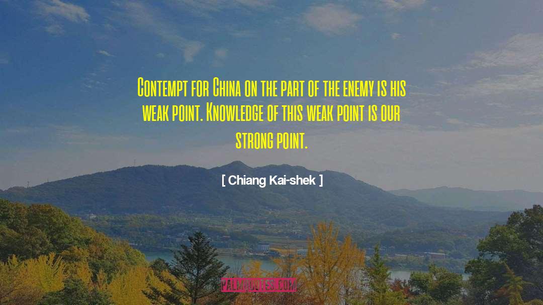 Chiang Kai-shek Quotes: Contempt for China on the