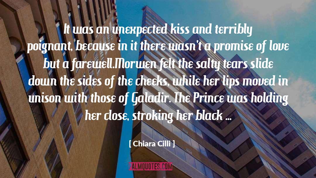 Chiara Cilli Quotes: It was an unexpected kiss