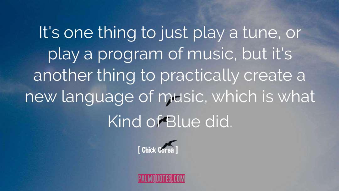 Chick Corea Quotes: It's one thing to just