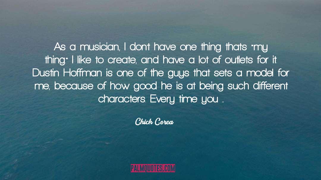 Chick Corea Quotes: As a musician, I don't