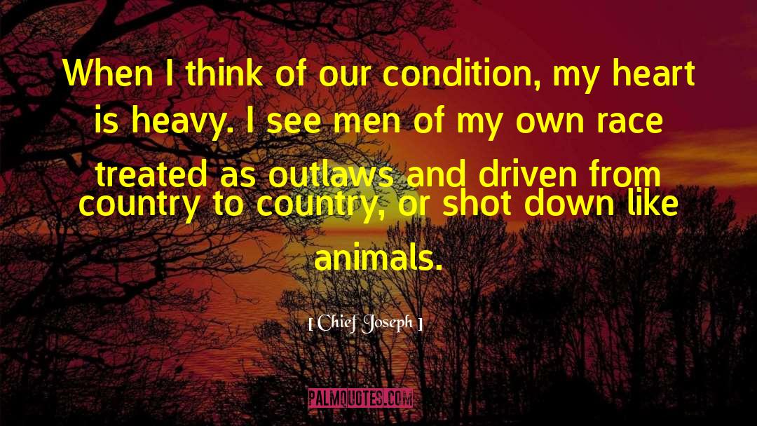 Chief Joseph Quotes: When I think of our