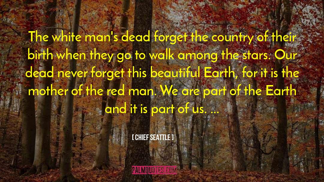 Chief Seattle Quotes: The white man's dead forget
