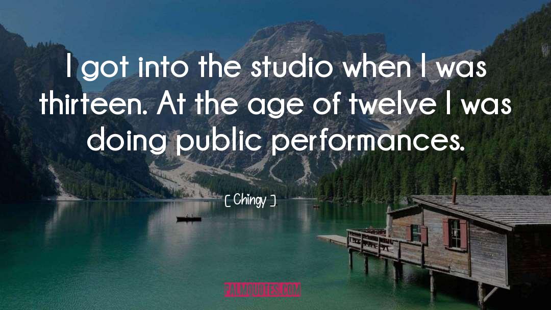 Chingy Quotes: I got into the studio