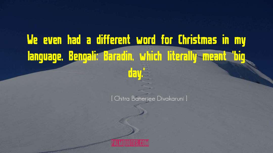 Chitra Banerjee Divakaruni Quotes: We even had a different