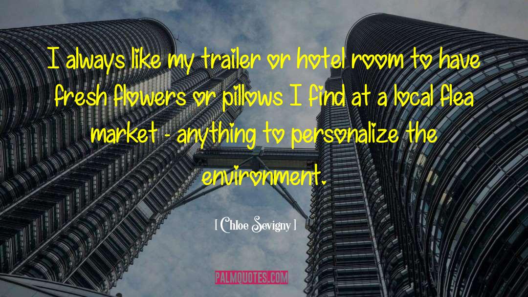Chloe Sevigny Quotes: I always like my trailer