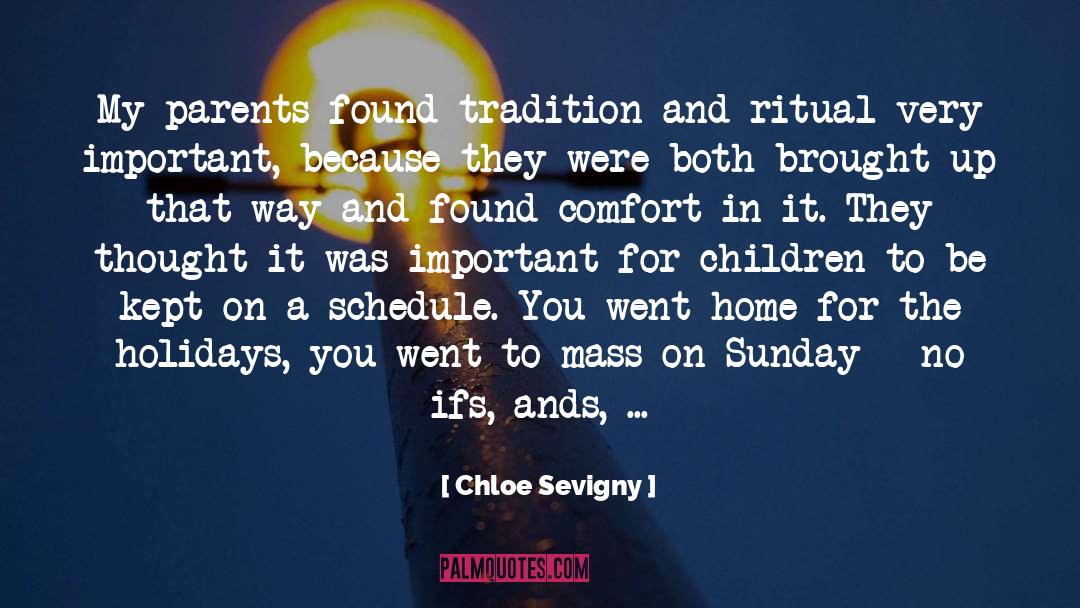 Chloe Sevigny Quotes: My parents found tradition and