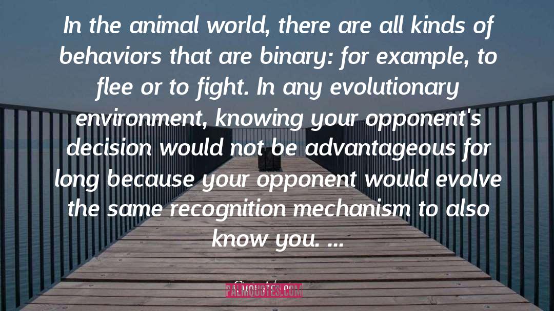 Chris Adami Quotes: In the animal world, there