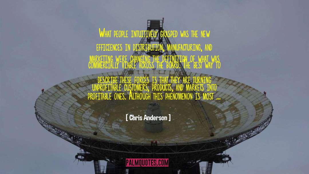 Chris Anderson Quotes: What people intuitively grasped was