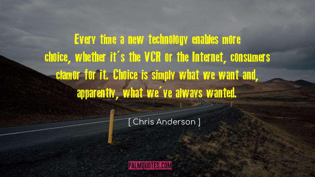 Chris Anderson Quotes: Every time a new technology