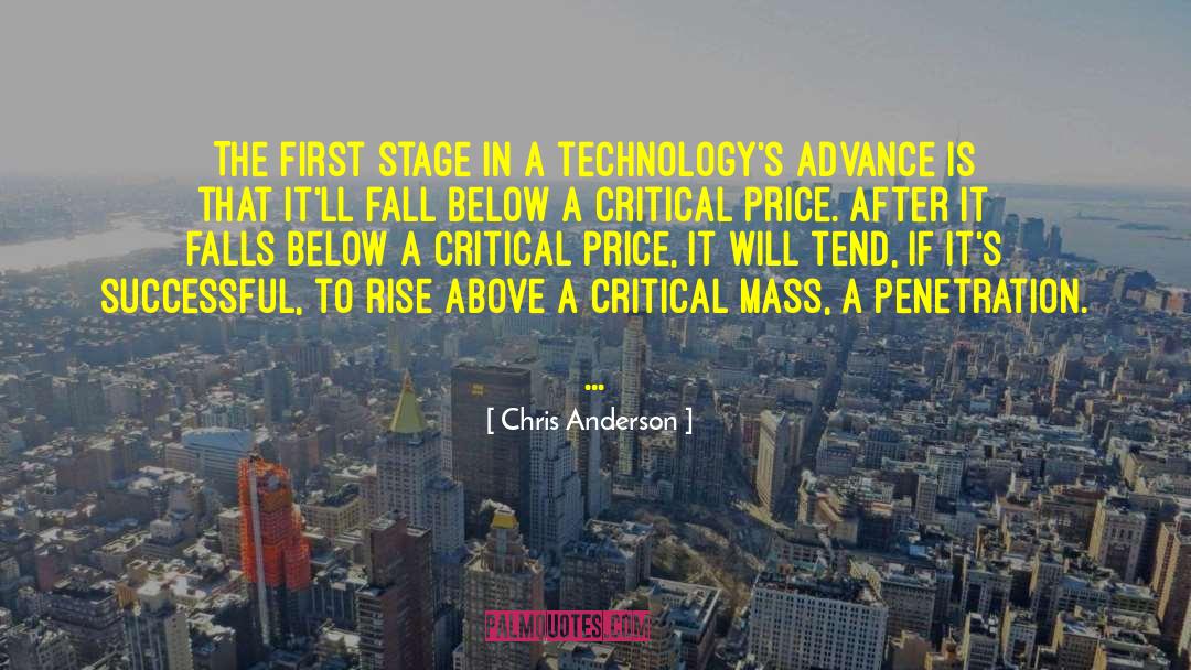 Chris Anderson Quotes: The first stage in a