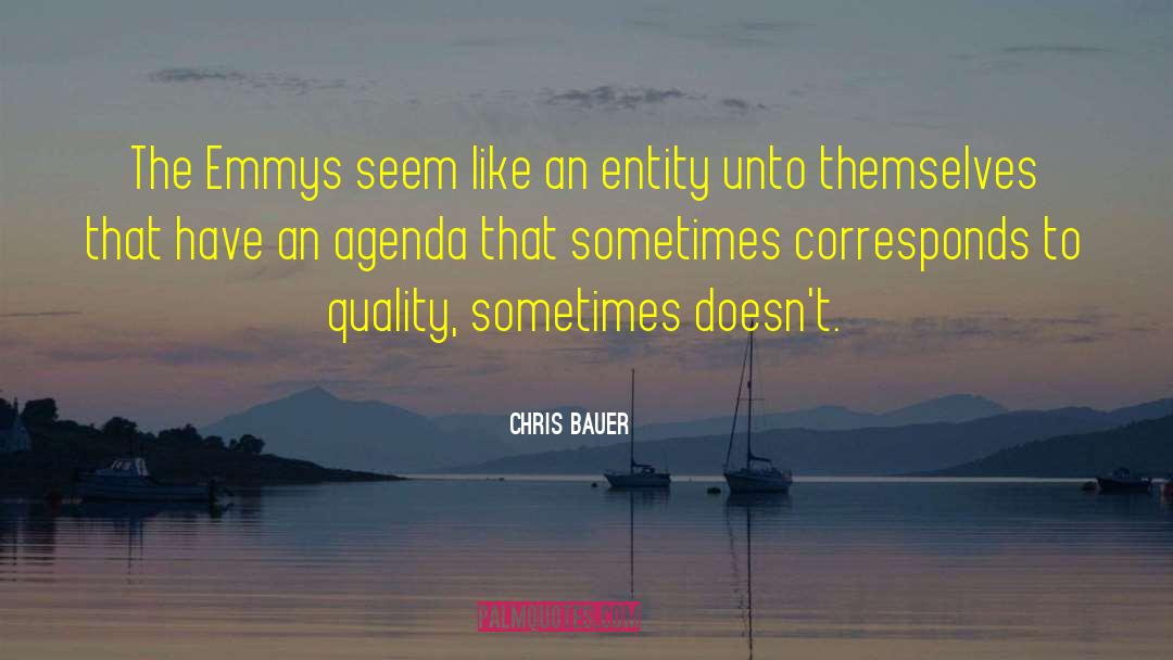 Chris Bauer Quotes: The Emmys seem like an