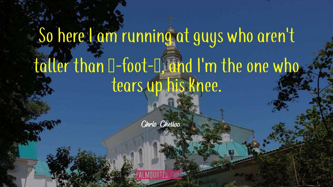 Chris Chelios Quotes: So here I am running