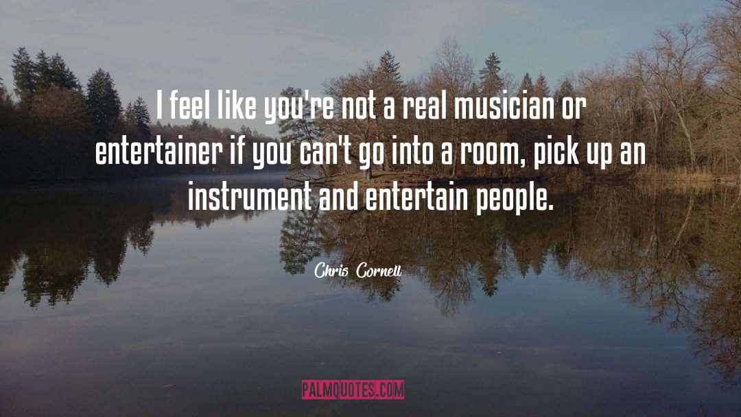 Chris Cornell Quotes: I feel like you're not