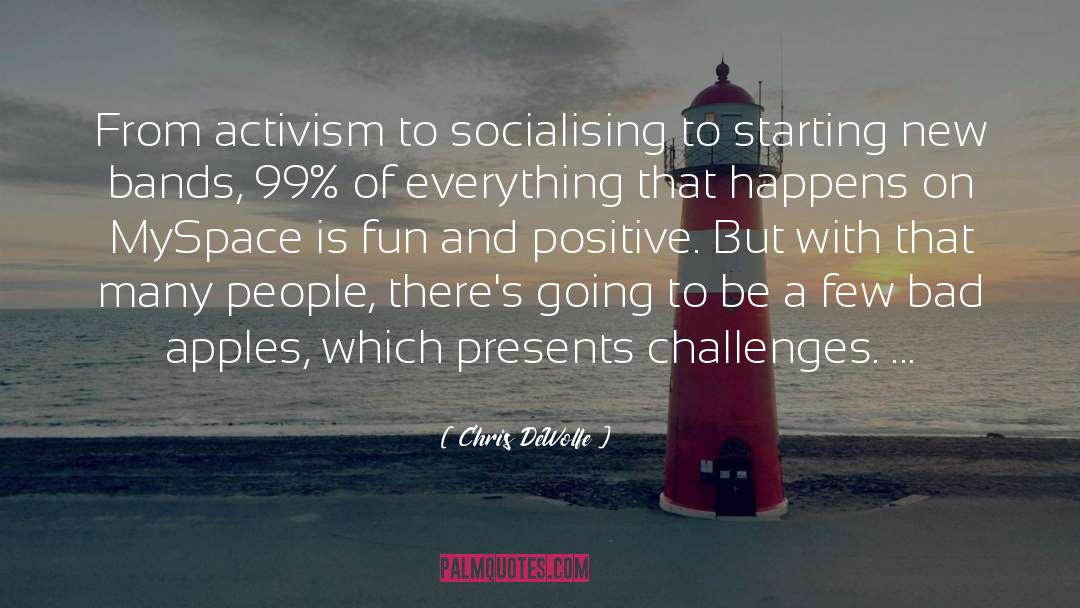 Chris DeWolfe Quotes: From activism to socialising to