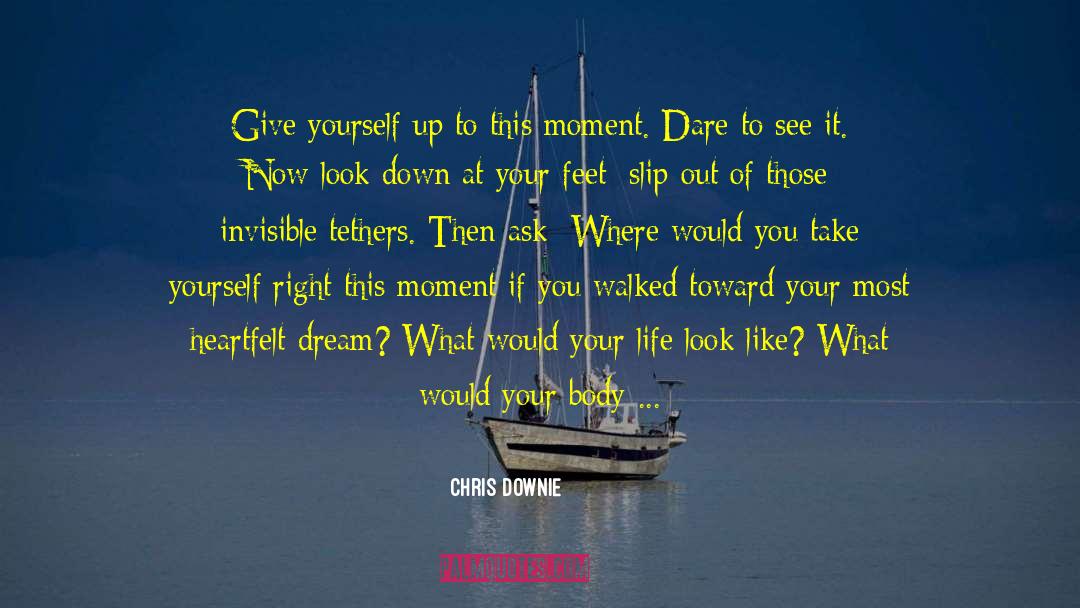 Chris Downie Quotes: Give yourself up to this