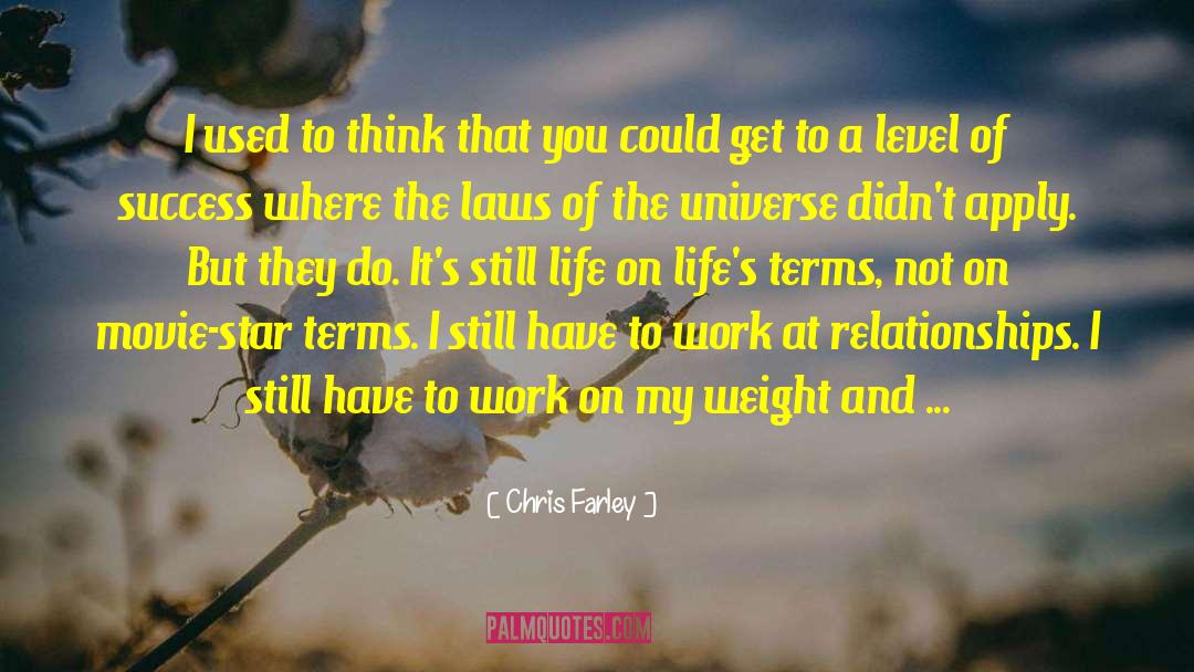 Chris Farley Quotes: I used to think that