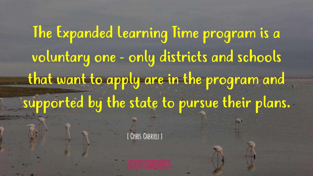 Chris Gabrieli Quotes: The Expanded Learning Time program