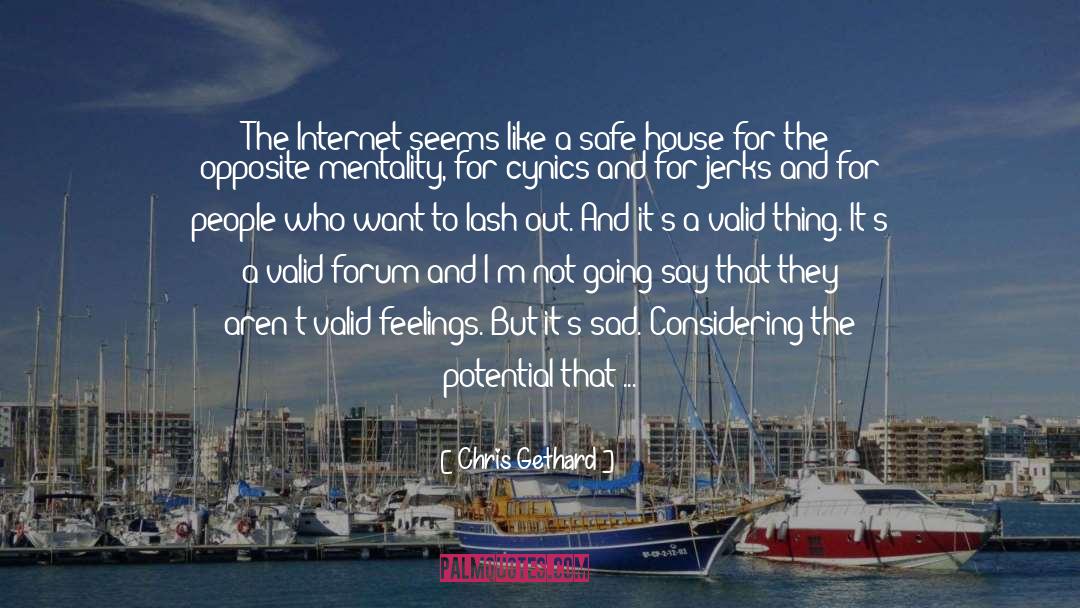 Chris Gethard Quotes: The Internet seems like a