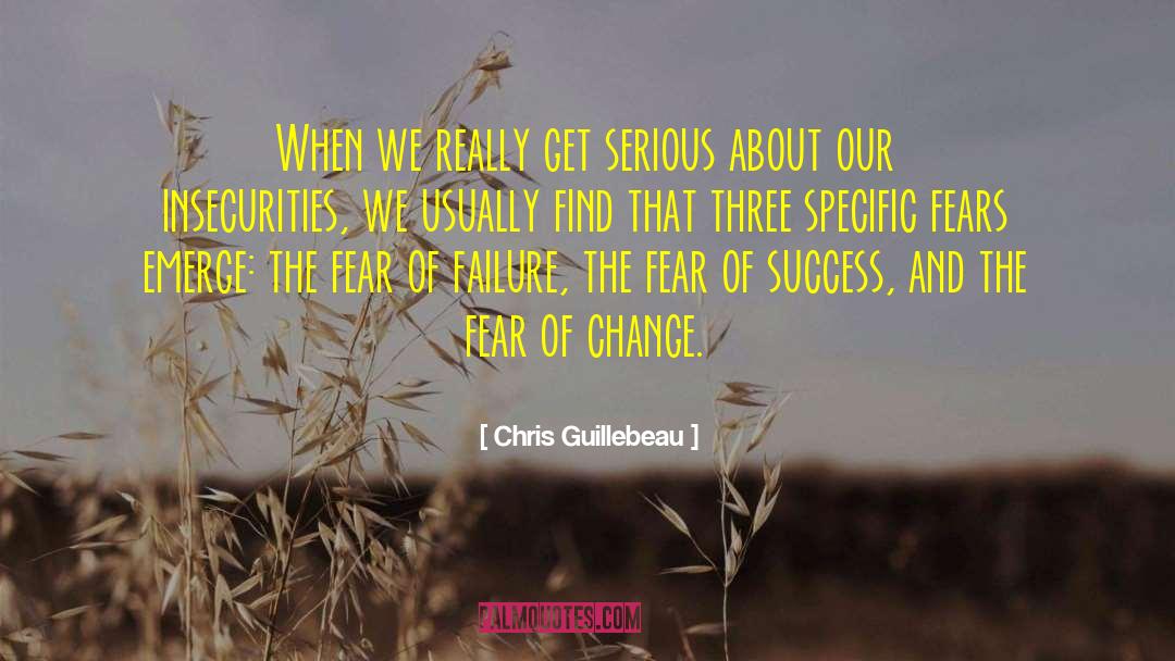 Chris Guillebeau Quotes: When we really get serious