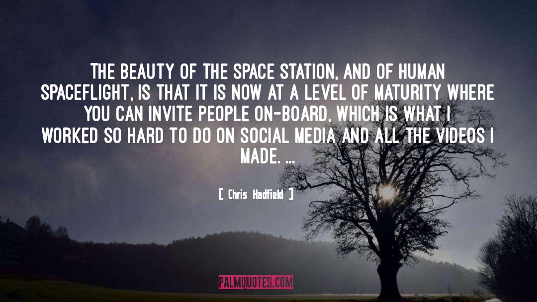 Chris Hadfield Quotes: The beauty of the space