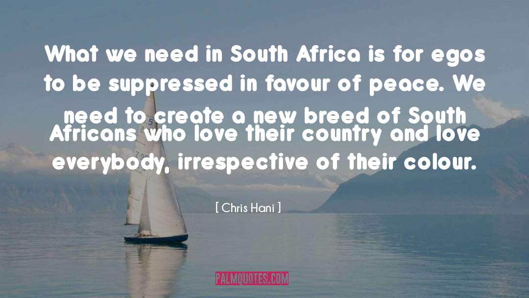 Chris Hani Quotes: What we need in South