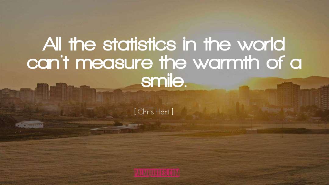 Chris Hart Quotes: All the statistics in the