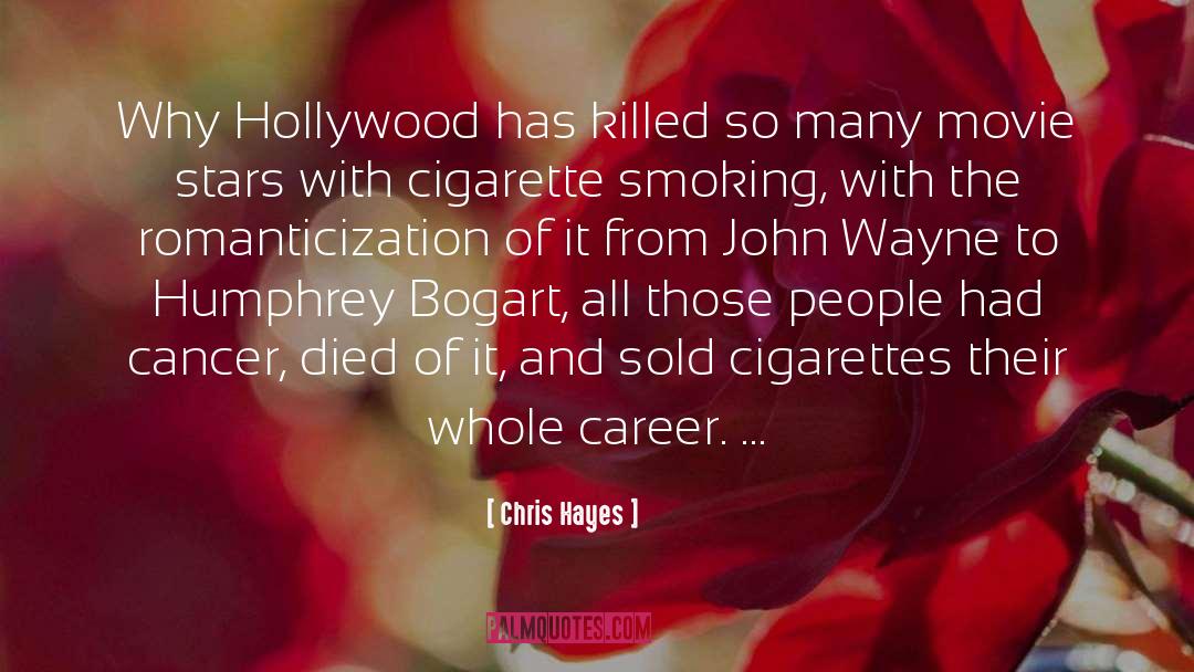 Chris Hayes Quotes: Why Hollywood has killed so