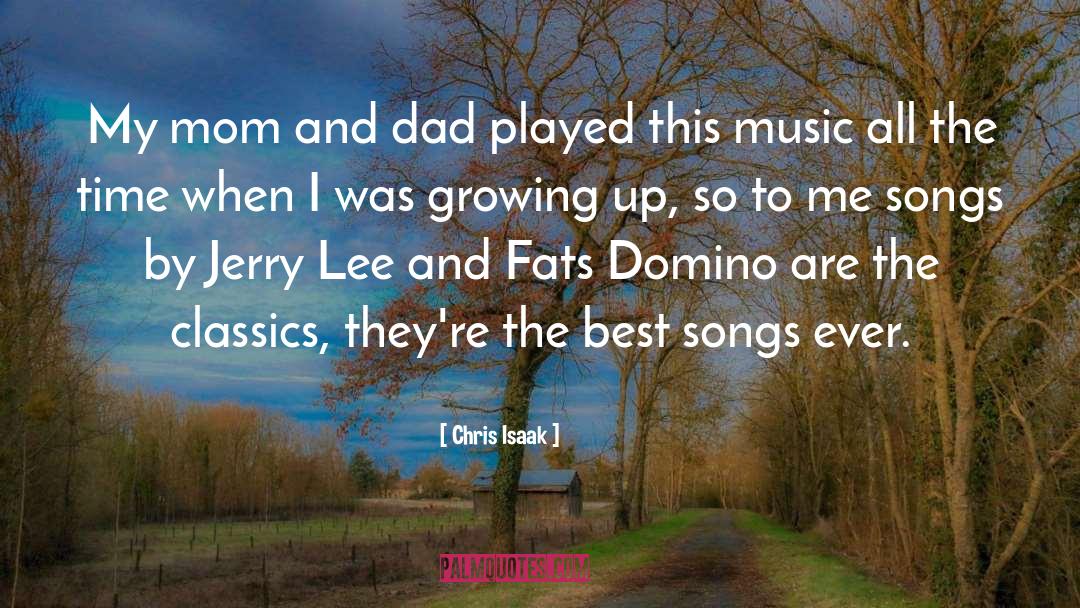 Chris Isaak Quotes: My mom and dad played