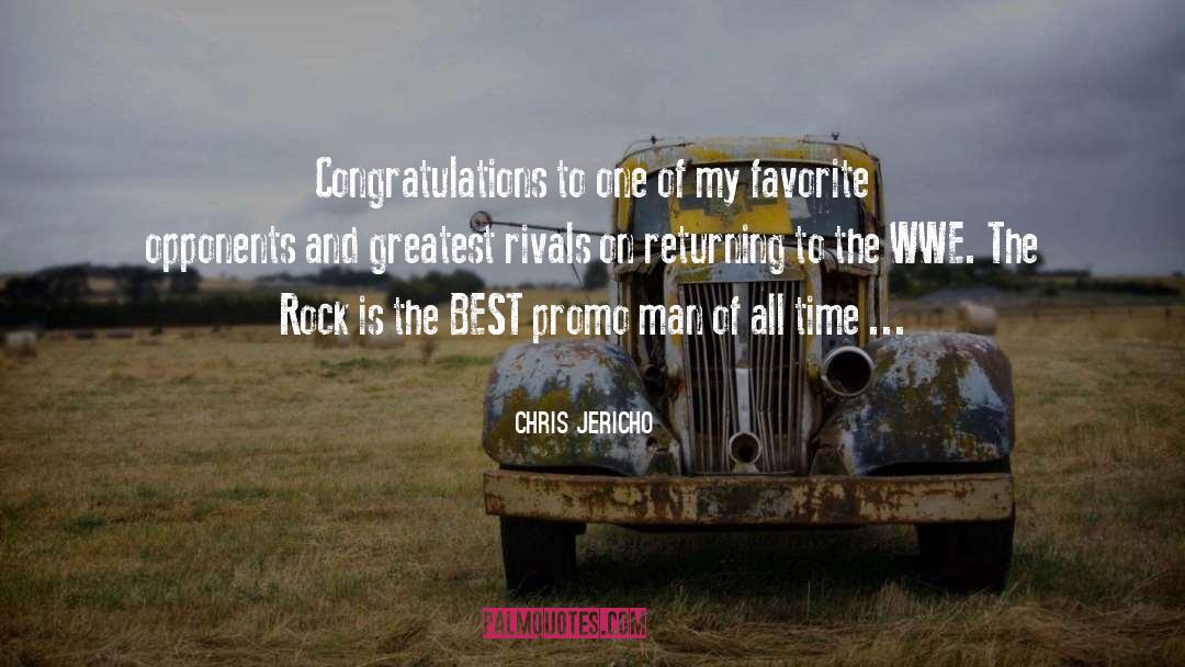 Chris Jericho Quotes: Congratulations to one of my