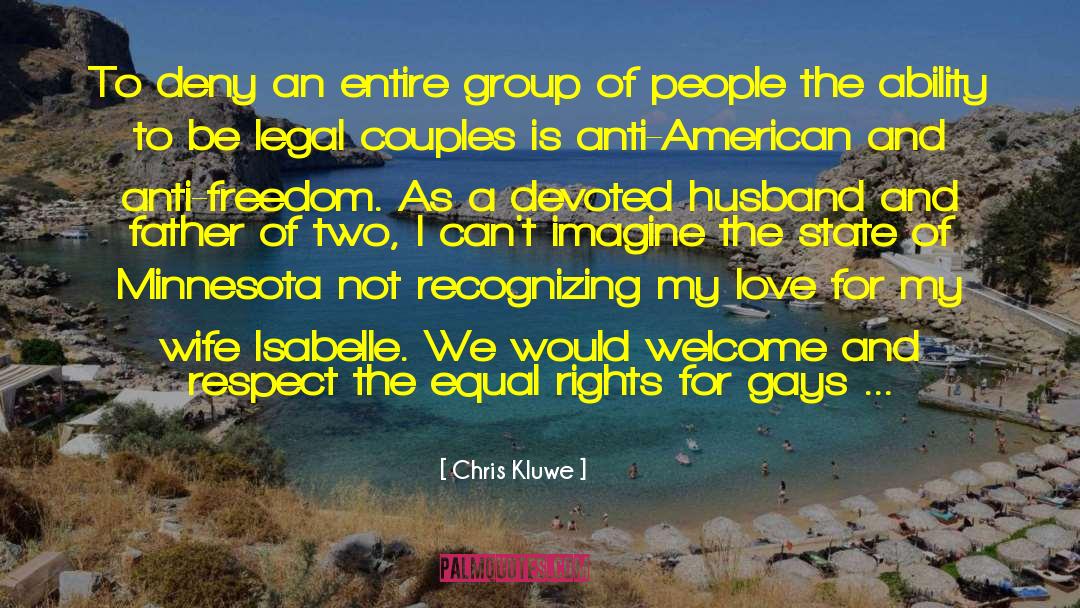 Chris Kluwe Quotes: To deny an entire group