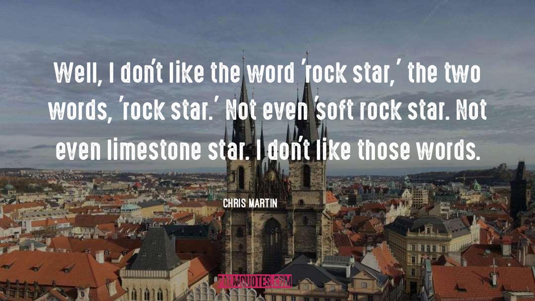 Chris Martin Quotes: Well, I don't like the