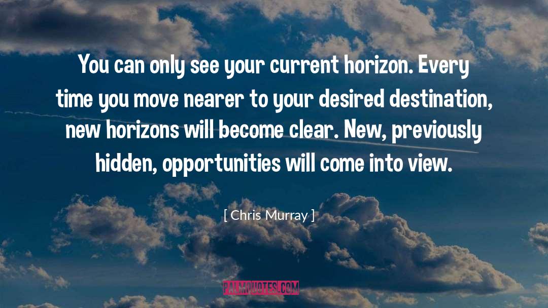 Chris Murray Quotes: You can only see your