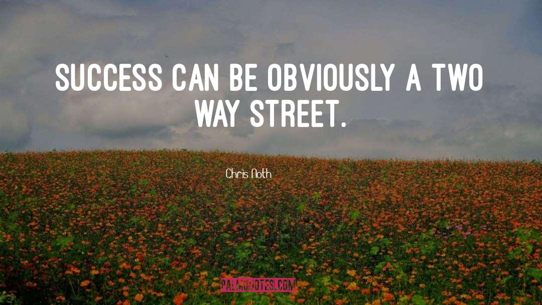 Chris Noth Quotes: Success can be obviously a