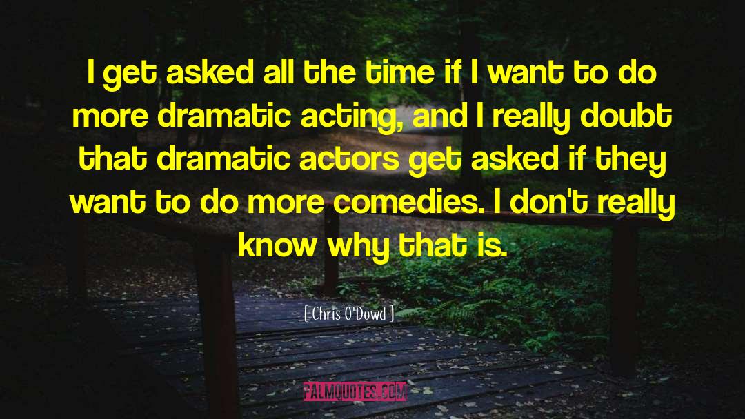 Chris O'Dowd Quotes: I get asked all the