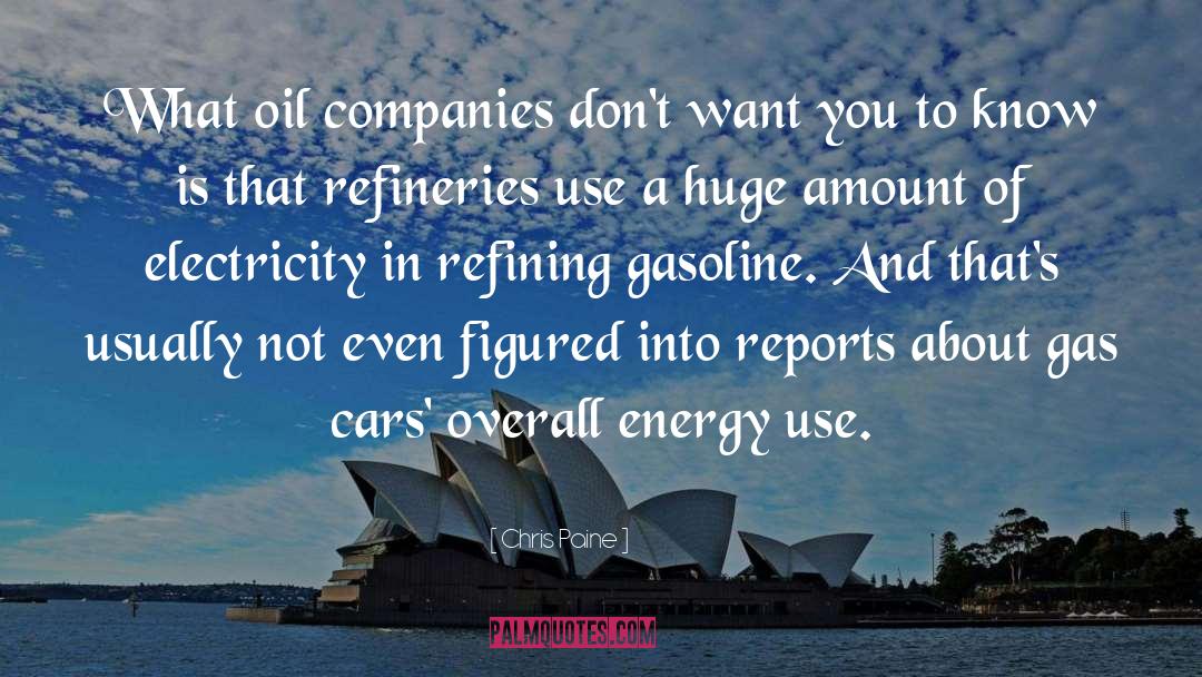 Chris Paine Quotes: What oil companies don't want